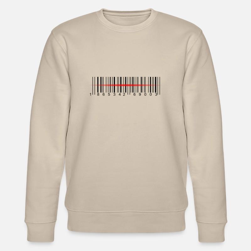 Barcode Scanner - Stanley/Stella Unisex Bio-Sweatshirt CHANGER  - Beige
