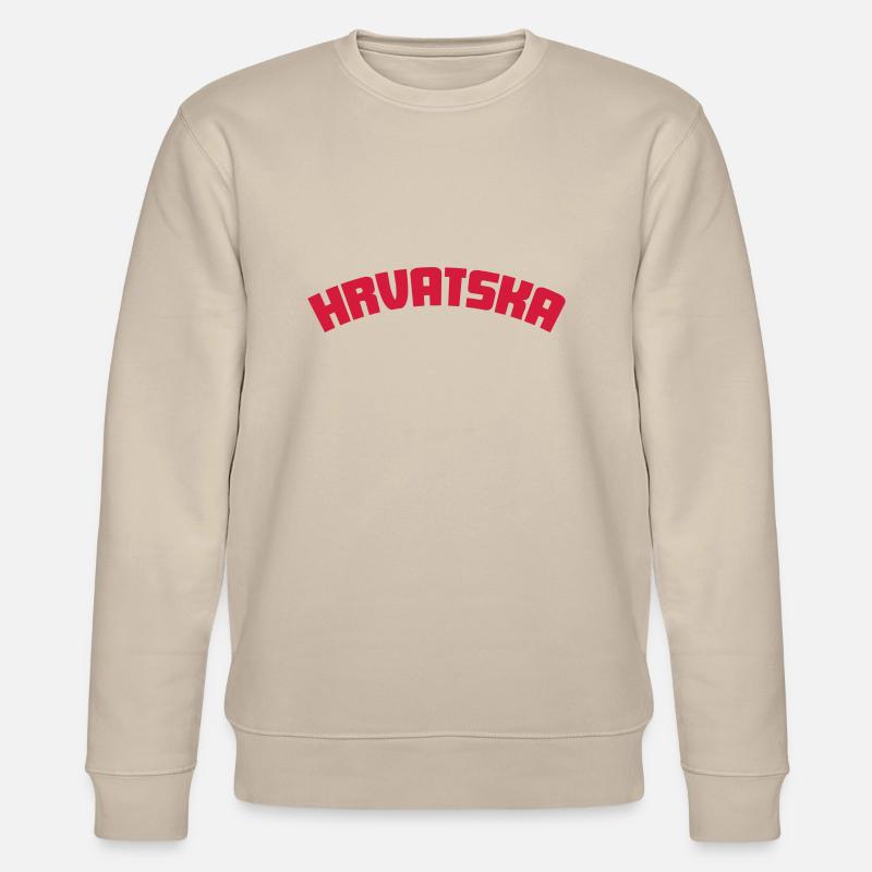 hrvatska - Stanley/Stella Unisex Bio-Sweatshirt CHANGER  - Beige