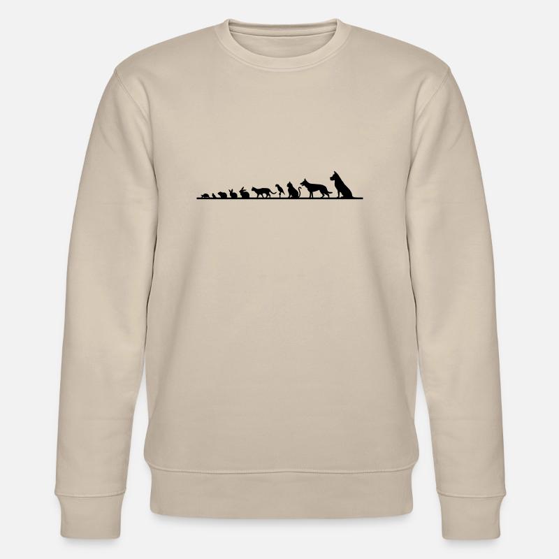 Haustiere - Stanley/Stella Unisex Bio-Sweatshirt CHANGER  - Beige