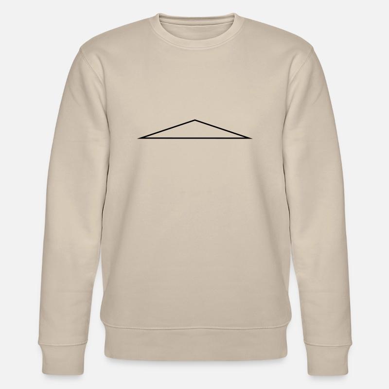 delta / / isosceles / / flat / / frame - Stanley/Stella CHANGER Unisex Organic Sweatshirt - beige