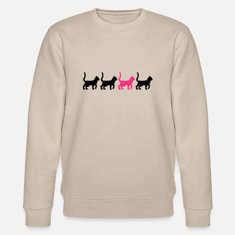 Chat - Sweat bio CHANGER Stanley/Stella Unisexe - beige