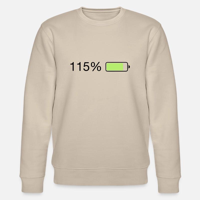Fullenergy 115% Ladebalken - Stanley/Stella Unisex Bio-Sweatshirt CHANGER  - Beige