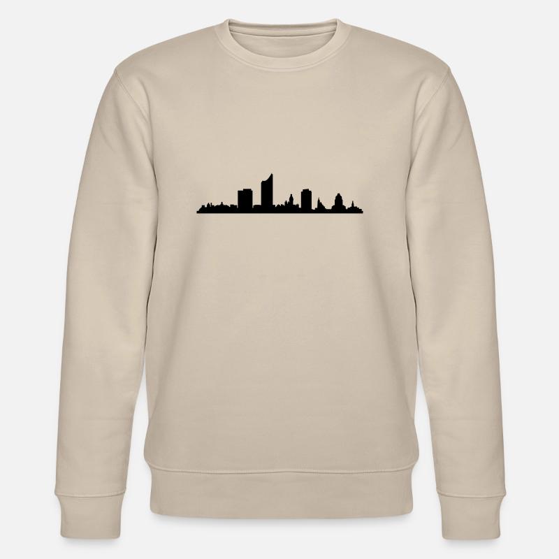 Skyline Leipzig - Stanley/Stella Unisex Bio-Sweatshirt CHANGER  - Beige