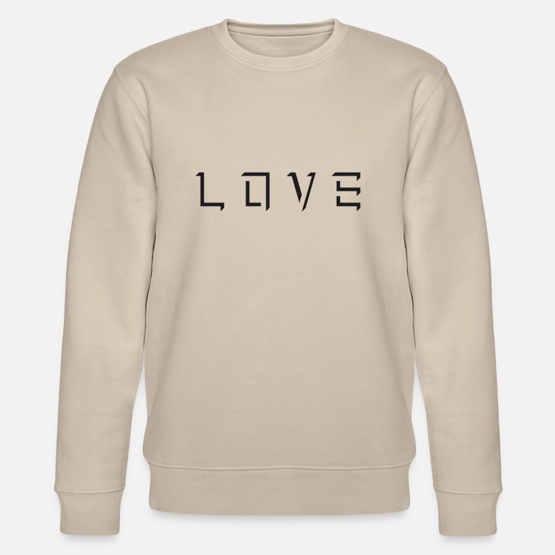 LIEBE - Stanley/Stella Unisex Bio-Sweatshirt CHANGER  - Beige