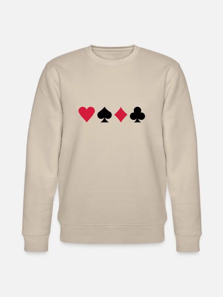 Poker - Sweat bio CHANGER Stanley/Stella Unisexe - beige