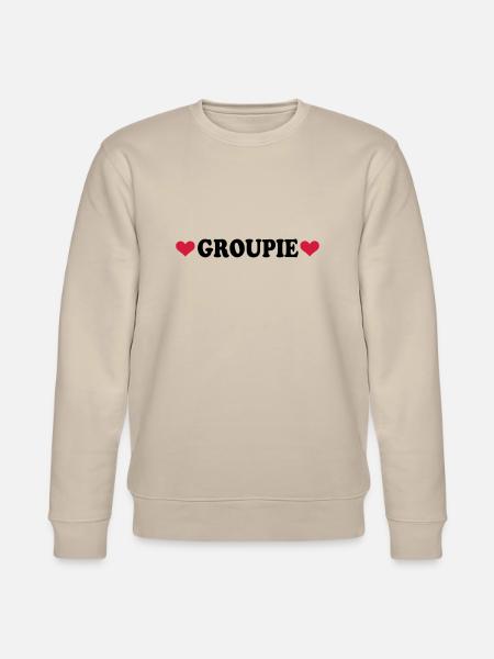 Groupie - Band - Stanley/Stella Unisex Bio-Sweatshirt CHANGER  - Beige