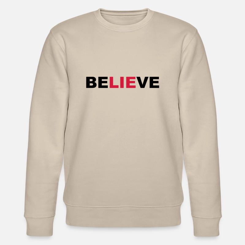 believe - Stanley/Stella Unisex Bio-Sweatshirt CHANGER  - Beige