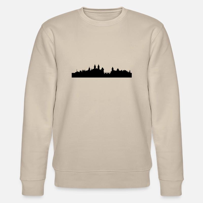 Skyline Prag - Stanley/Stella Unisex Bio-Sweatshirt CHANGER  - Beige