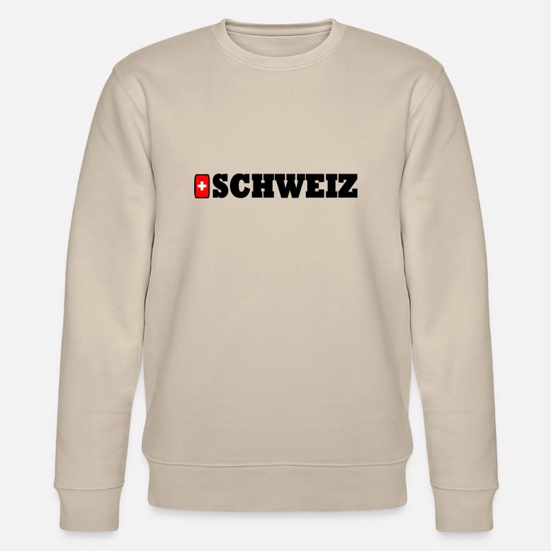 Schweiz - Stanley/Stella Unisex Bio-Sweatshirt CHANGER  - Beige