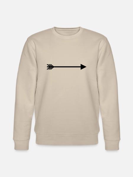 Flèche droite - Sweat bio CHANGER Stanley/Stella Unisexe - beige