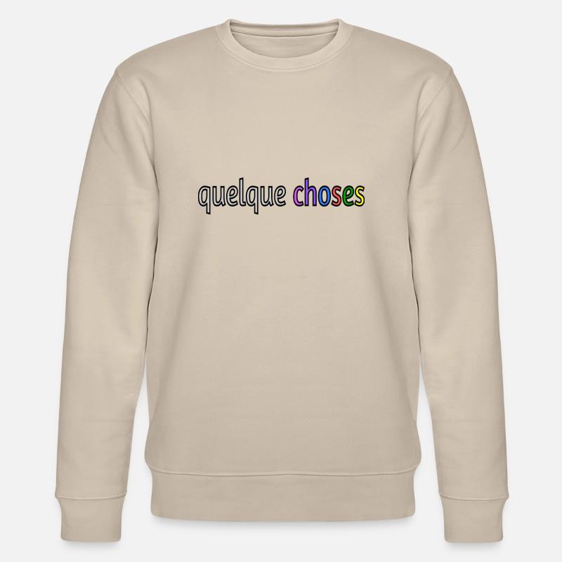 Quelques choses - Stanley/Stella CHANGER Unisex Organic Sweatshirt - beige