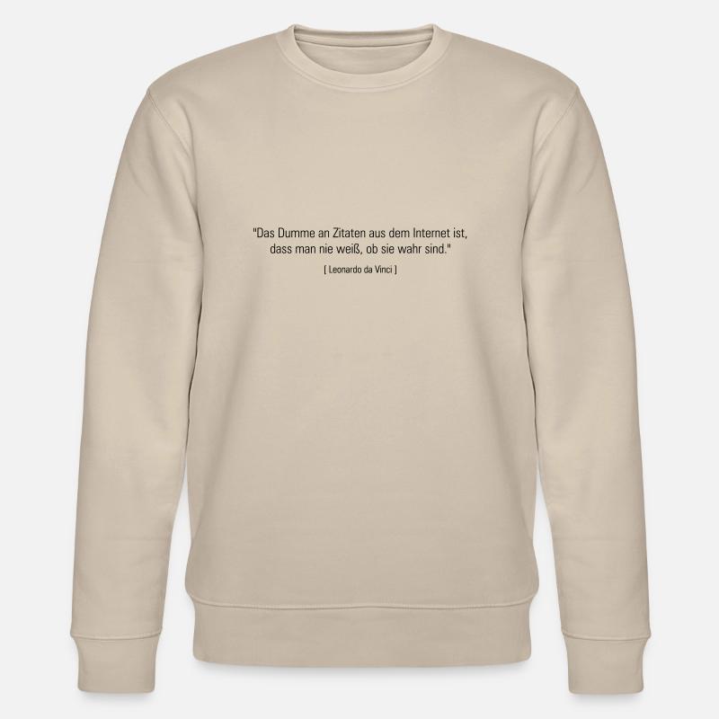 citations - Sweat bio CHANGER Stanley/Stella Unisexe - beige