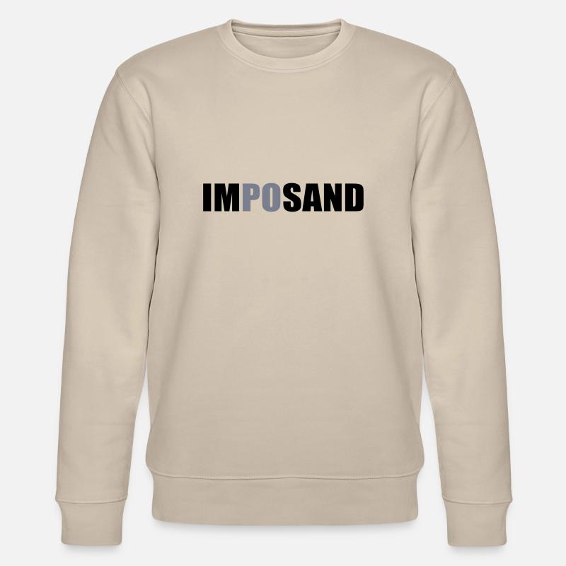 imposand - Stanley/Stella Unisex Bio-Sweatshirt CHANGER  - Beige