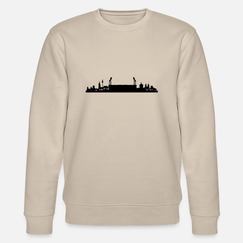 Nürnberg Skyline Stadion - Stanley/Stella Unisex Bio-Sweatshirt CHANGER  - Beige