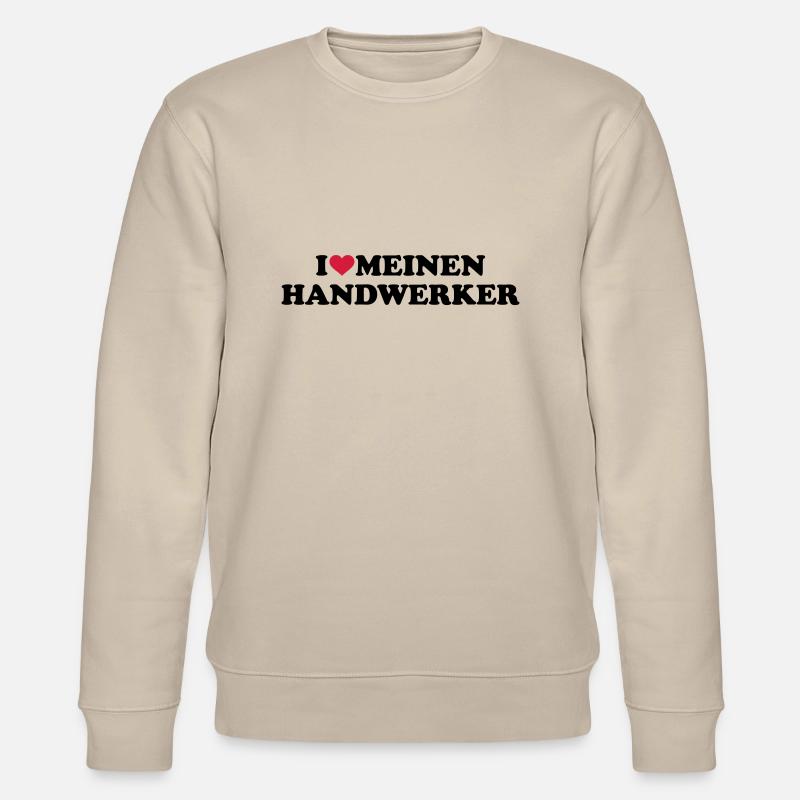 Handwerker - Stanley/Stella Unisex Bio-Sweatshirt CHANGER  - Beige