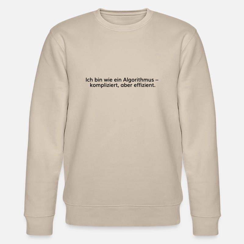 Mimikama Algorithmus - Stanley/Stella Unisex Bio-Sweatshirt CHANGER  - Beige