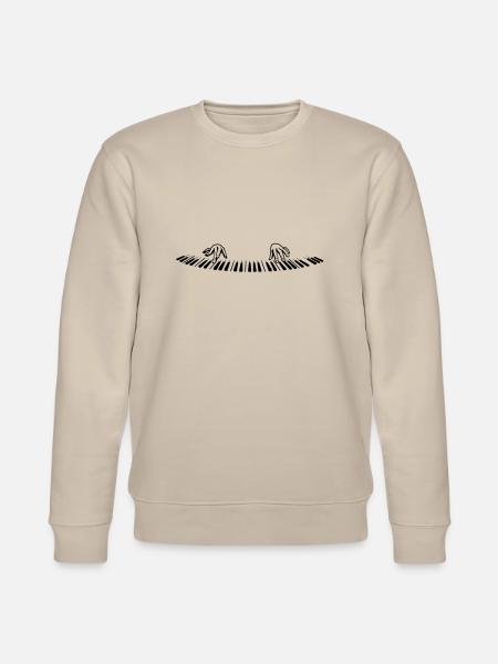klavier finger - Stanley/Stella Unisex Bio-Sweatshirt CHANGER  - Beige