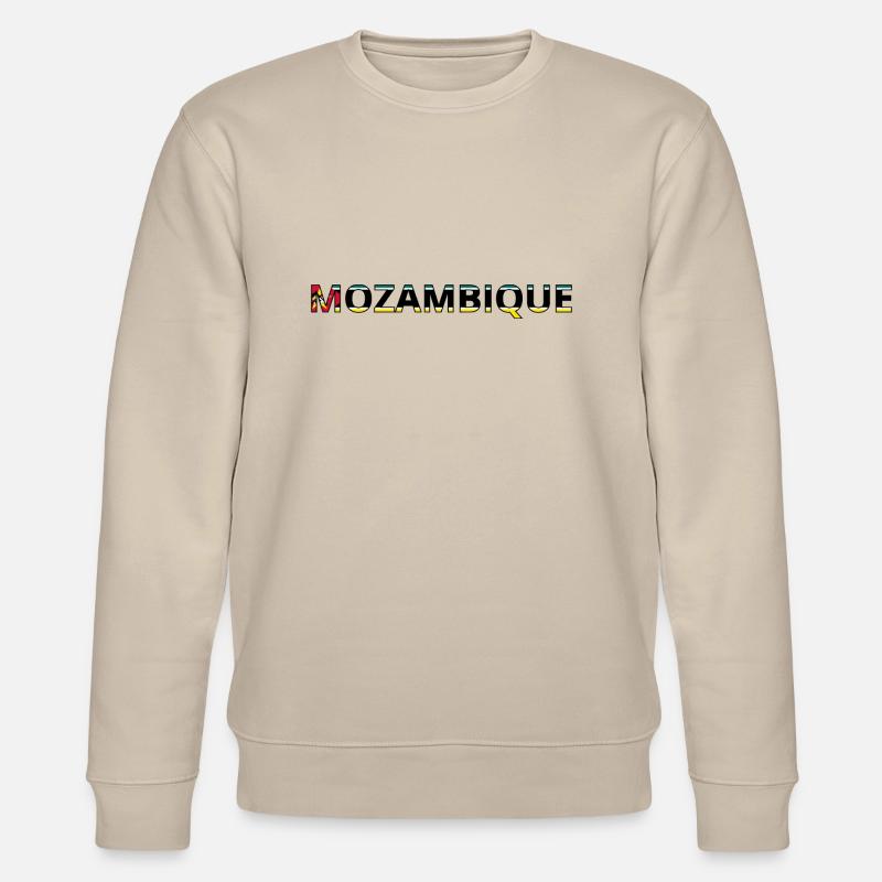 Drapeau mozamnique - Sweat bio CHANGER Stanley/Stella Unisexe - beige