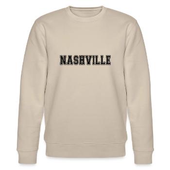 Nashville - Stanley/Stella CHANGER Unisex Organic Sweatshirt - beige - Front - Nik (191cm) & Marisol (170cm)