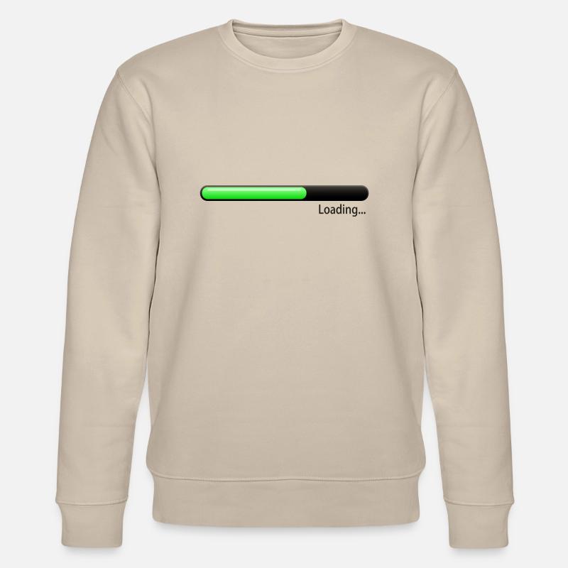 Ladebalken grün - Stanley/Stella Unisex Bio-Sweatshirt CHANGER - Beige