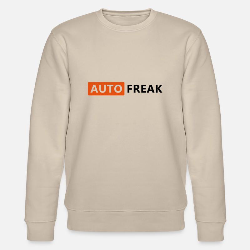 AUTO FREAK - Stanley/Stella Unisex Bio-Sweatshirt CHANGER  - Beige