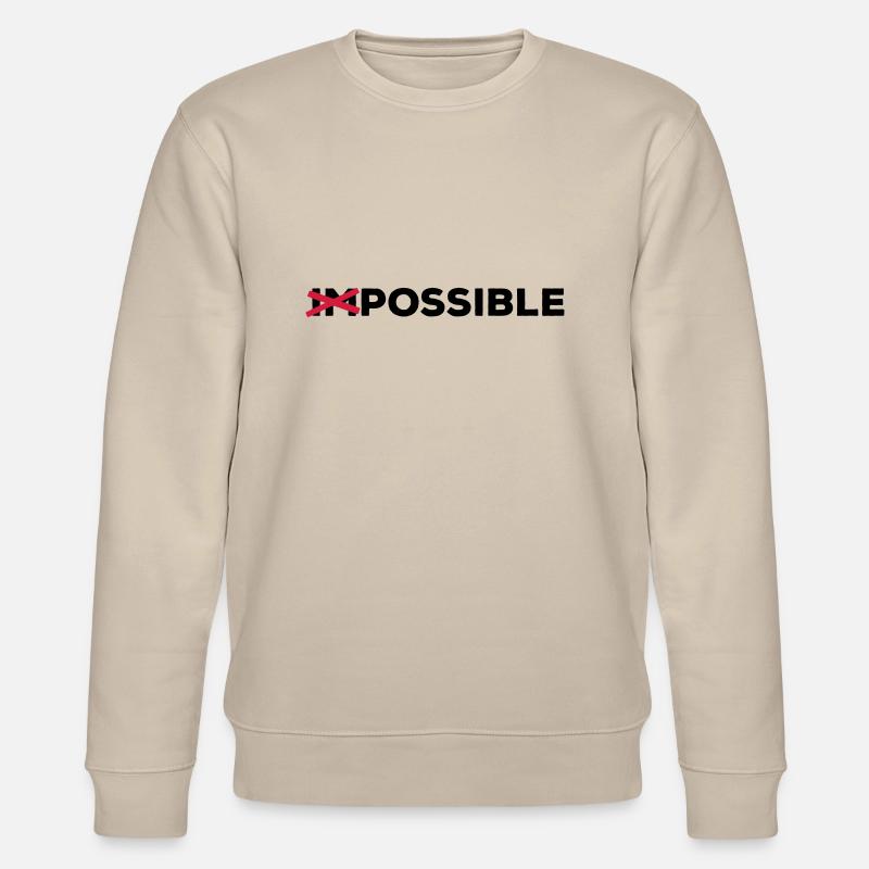 Possible possible feasible solution - Stanley/Stella CHANGER Unisex Organic Sweatshirt - beige