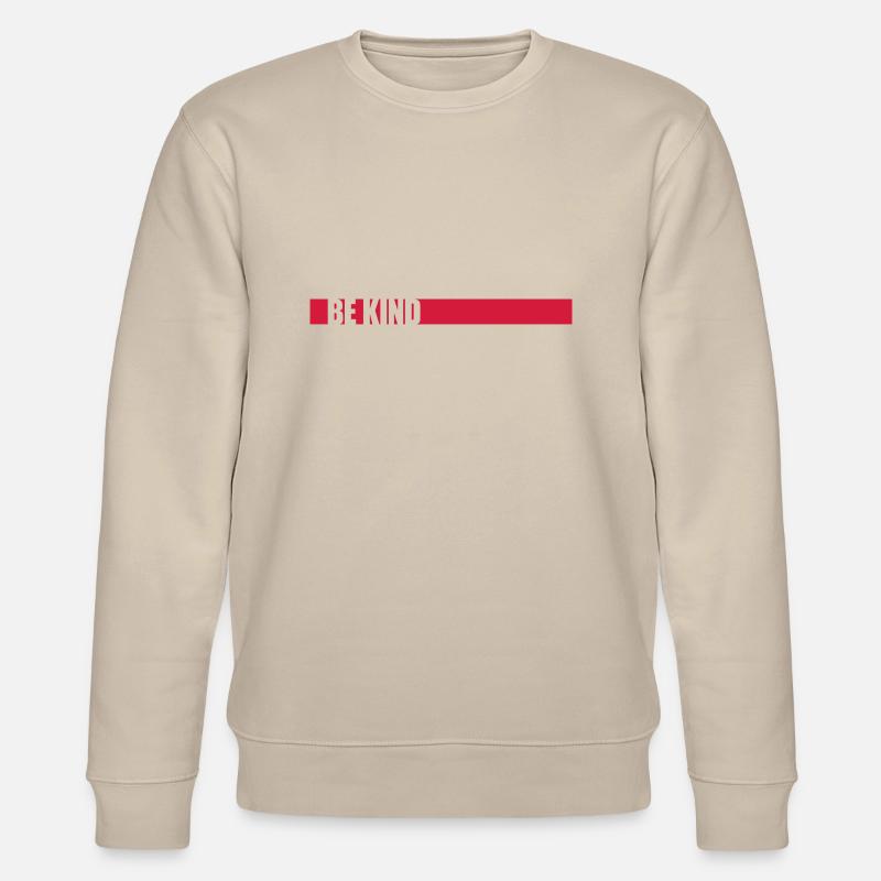 Logo Be Kind - Stanley/Stella Unisex Bio-Sweatshirt CHANGER  - Beige