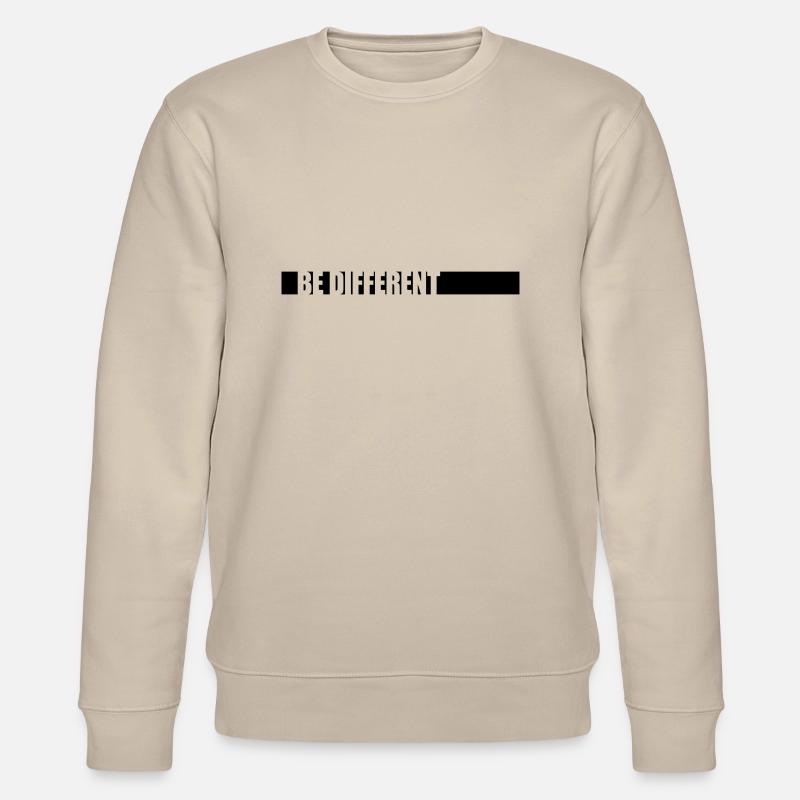 Be different Logo Design - Stanley/Stella CHANGER Unisex Organic Sweatshirt - beige