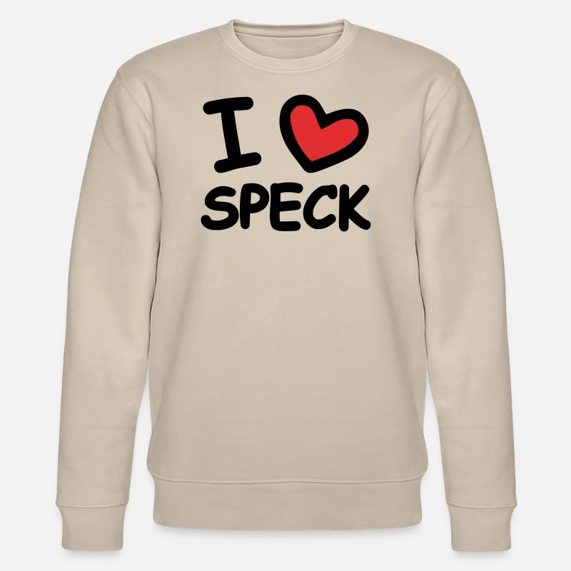 I Love Speck - Stanley/Stella Unisex Bio-Sweatshirt CHANGER  - Beige