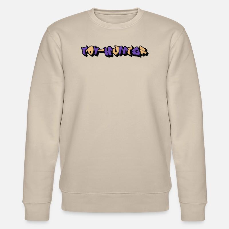 Toy-Hunter Graffiti Design - Stanley/Stella Unisex Bio-Sweatshirt CHANGER  - Beige
