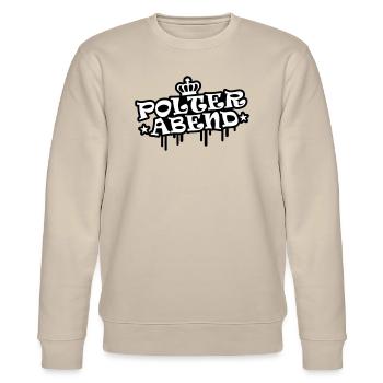 Polterabend Polter Hochzeit - Stanley/Stella Unisex Bio-Sweatshirt CHANGER  - Beige - Vorne - Nik (191cm) & Marisol (170cm)