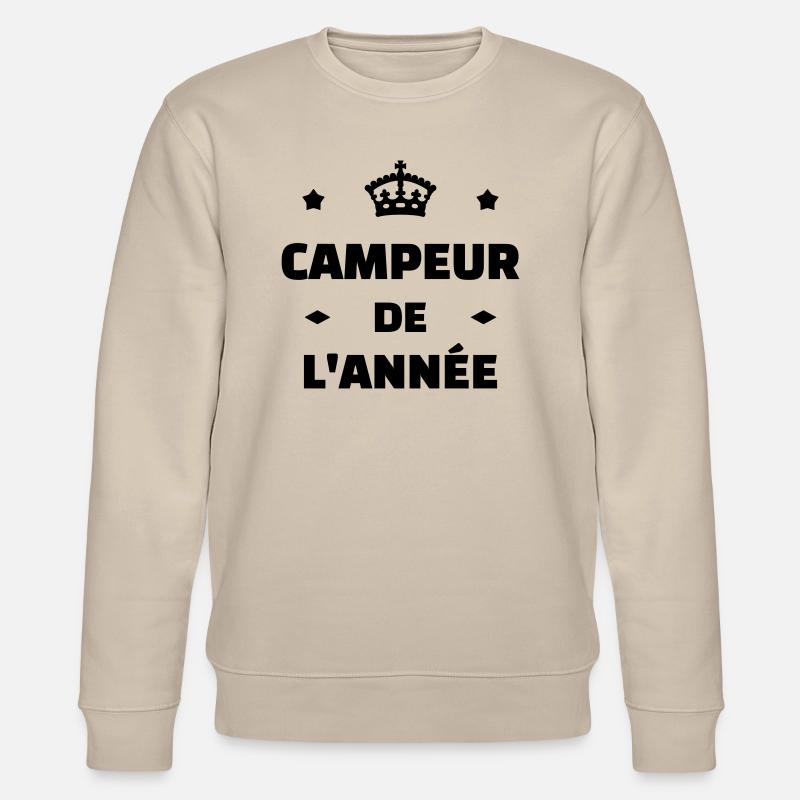 camping / campeur / campeuse / scout - Sweat bio CHANGER Stanley/Stella Unisexe - beige