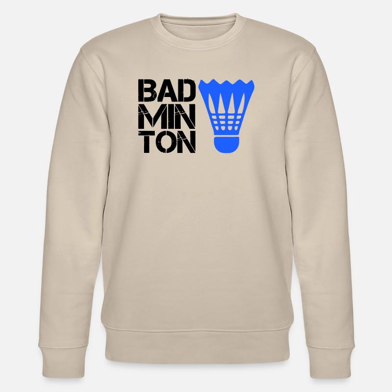 Badminton badminton - Sweat bio CHANGER Stanley/Stella Unisexe - beige