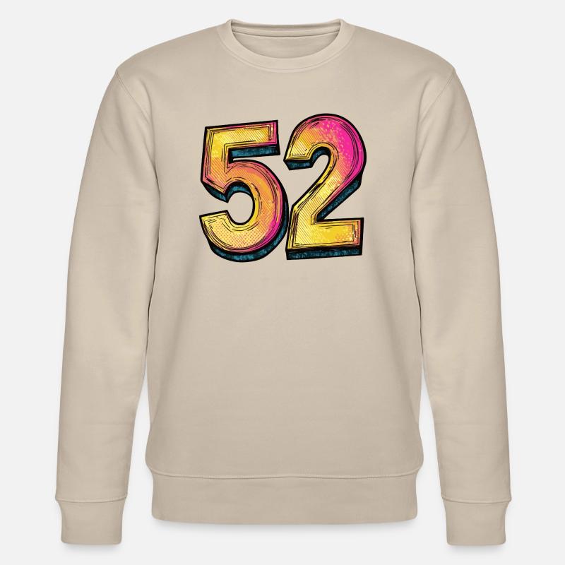 52 Symbole numérique - Sweat bio CHANGER Stanley/Stella Unisexe - beige