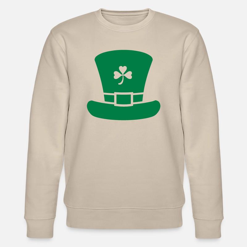 leprechaun's hat - Stanley/Stella Unisex Bio-Sweatshirt CHANGER  - Beige
