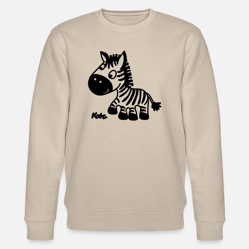 Zebra - Sweat bio CHANGER Stanley/Stella Unisexe - beige