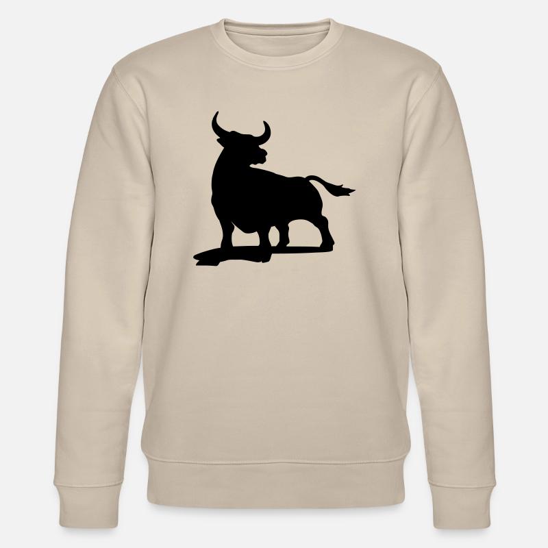 bull_3_1c - Stanley/Stella Unisex Bio-Sweatshirt CHANGER  - Beige