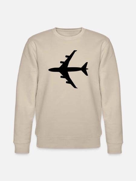 Flugzeug - Stanley/Stella Unisex Bio-Sweatshirt CHANGER - Beige