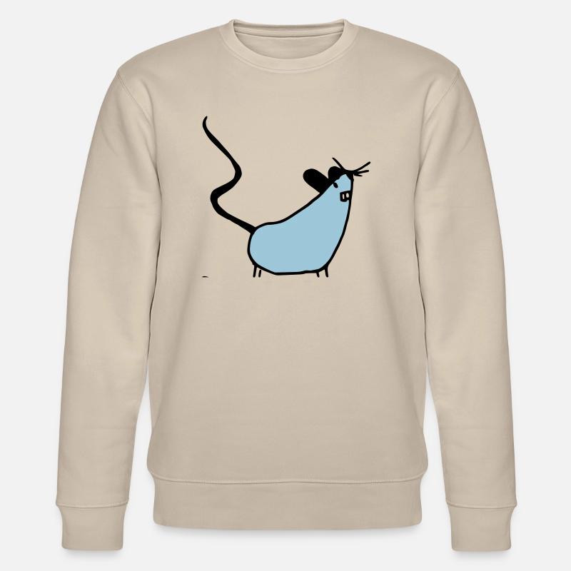 maus - Stanley/Stella Unisex Bio-Sweatshirt CHANGER  - Beige