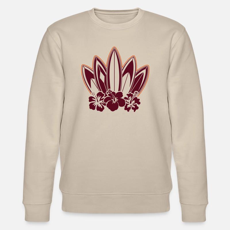 Planches de surf - Sweat bio CHANGER Stanley/Stella Unisexe - beige