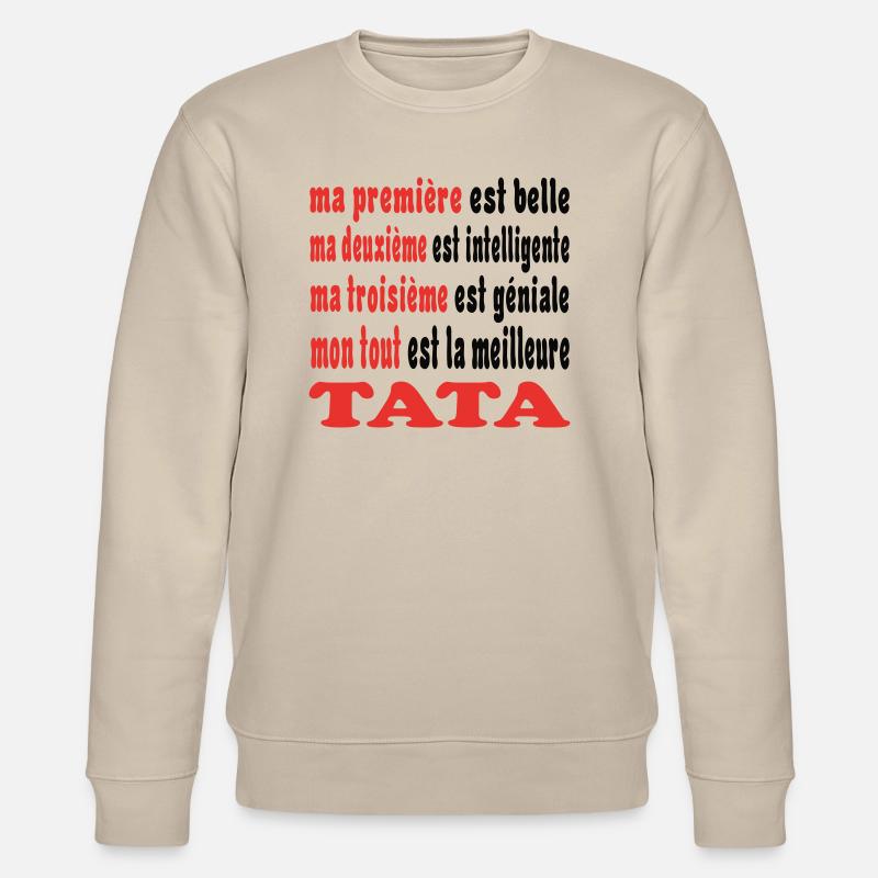 Mein TATA - Stanley/Stella Unisex Bio-Sweatshirt CHANGER  - Beige