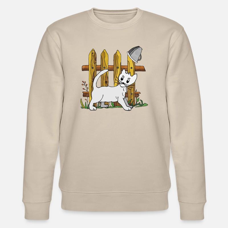 Katze - Stanley/Stella Unisex Bio-Sweatshirt CHANGER  - Beige