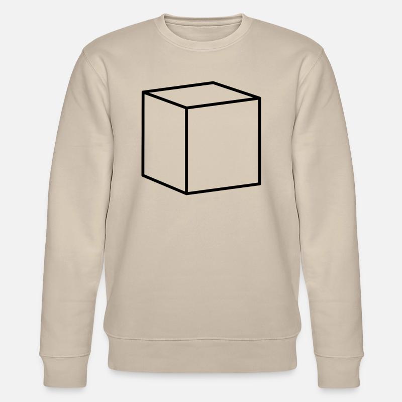 Cube noir - Sweat bio CHANGER Stanley/Stella Unisexe - beige
