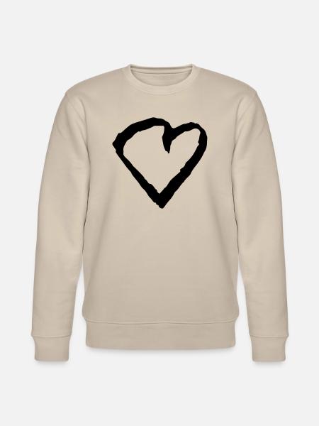 herz - Stanley/Stella Unisex Bio-Sweatshirt CHANGER - Beige