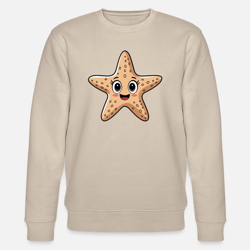 Süßer Seestern - Stanley/Stella Unisex Bio-Sweatshirt CHANGER  - Beige