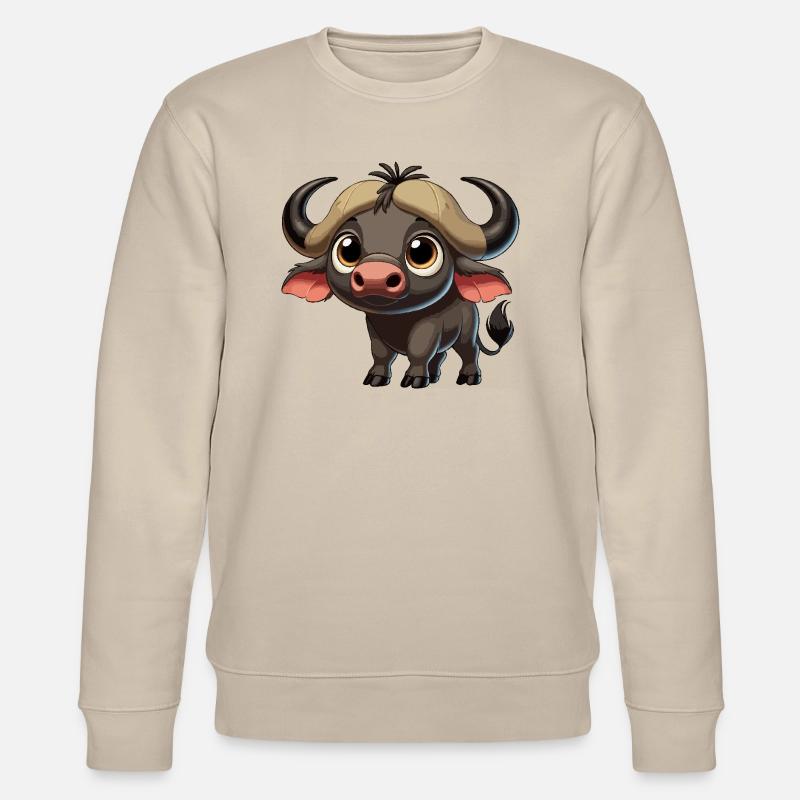 Kap Büffel Kind - Stanley/Stella Unisex Bio-Sweatshirt CHANGER  - Beige