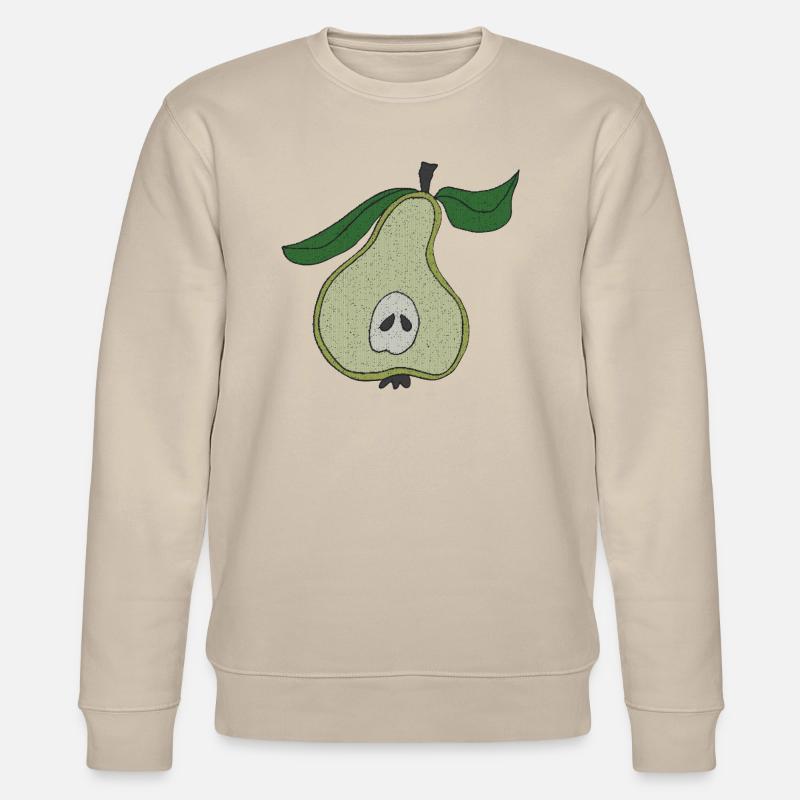 birnenhaelfte stoffgewebe - Stanley/Stella Unisex Bio-Sweatshirt CHANGER  - Beige