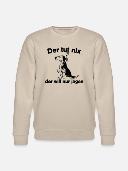 Tut nix - jagen - Stanley/Stella Unisex Bio-Sweatshirt CHANGER - Beige