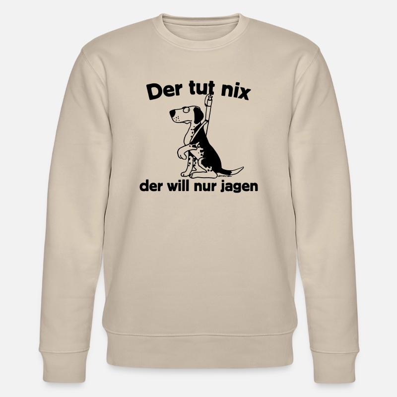 Tut nix - jagen - Stanley/Stella Unisex Bio-Sweatshirt CHANGER  - Beige