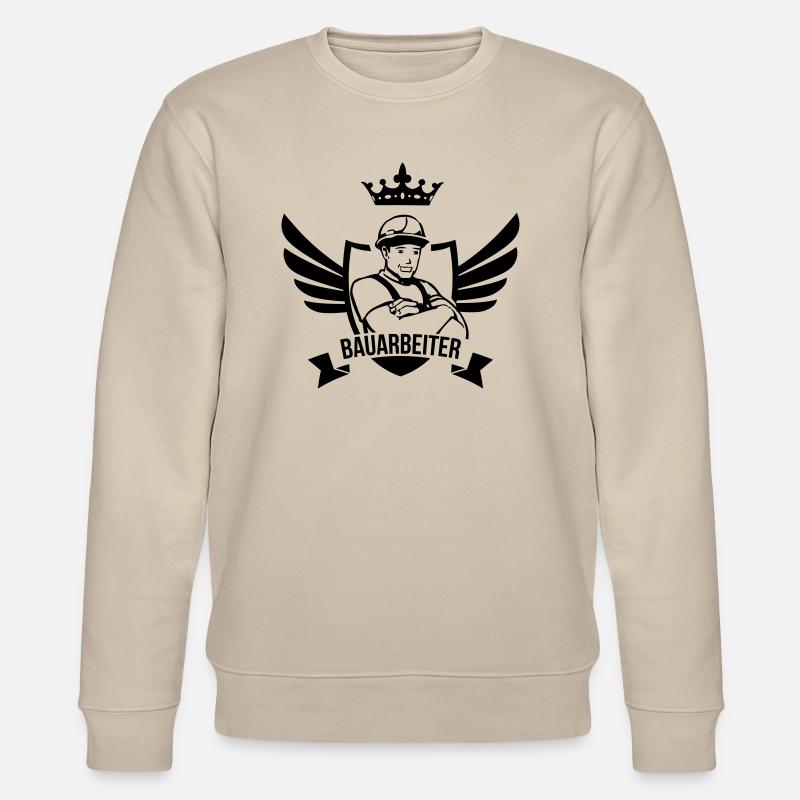 Bauarbeiter - Stanley/Stella Unisex Bio-Sweatshirt CHANGER  - Beige